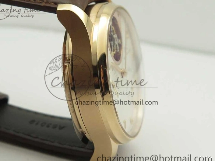 MIROTIME 0514 Portuguese Tourbillon IW5046 RG ZF Best Edition White Dial on Brown Leather Strap UrbanStyle 7144